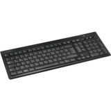 Kensington Advance Fit clavier RF sans fil Allemand Noir Noir, Layout DE, Taille réelle (100 %), Sans fil, RF sans fil, Noir