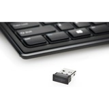 Kensington Advance Fit clavier RF sans fil Allemand Noir Noir, Layout DE, Taille réelle (100 %), Sans fil, RF sans fil, Noir
