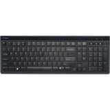 Kensington Advance Fit clavier USB QWERTZ Allemand Noir Noir, Layout DE, Taille réelle (100 %), Avec fil, USB, QWERTZ, Noir