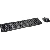 Kensington Kit de bureau sans fil compact Pro Fit® set de bureau Noir, 100%, Taille réelle (100 %), Sans fil, RF sans fil, QWERTZ, Noir, Souris incluse