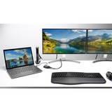 Kensington Pro Fit Ergo clavier Bluetooth Noir, Layout DE (QWERTZ), 100%, Sans fil, Bluetooth