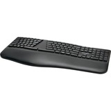 Kensington Pro Fit Ergo clavier FR sans fil +USB QWERTZ Allemand Noir Noir, Layout DE, Taille réelle (100 %), FR sans fil +USB, QWERTZ, Noir