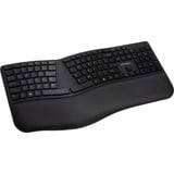 Kensington Pro Fit Ergo clavier Universel FR sans fil +USB QWERTZ Allemand Noir Noir, Layout DE, Taille réelle (100 %), Avec fil &sans fil, FR sans fil +USB, QWERTZ, Noir