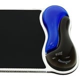 Kensington Repose-poignet en gel pour tapis à souris duo - bleu, Tapis de souris Bleu, Noir, Bleu, Monochromatique, Gel, Repose-poignets
