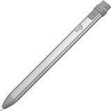 Logitech 914-000052 stylet Gris, Argent 20 g Argent/gris, Tablette, Apple, Gris, Argent, iPad Pro 12.9" (3rd gen), iPad Pro 11", iPad (7th, 6th gen), iPad Air (3rd gen), iPad mini (5th gen), Acrylonitrile-Butadiène-Styrène (ABS), Aluminium, Silicone, Intégré