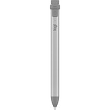 Logitech 914-000052 stylet Gris, Argent 20 g Argent/gris, Tablette, Apple, Gris, Argent, iPad Pro 12.9" (3rd gen), iPad Pro 11", iPad (7th, 6th gen), iPad Air (3rd gen), iPad mini (5th gen), Acrylonitrile-Butadiène-Styrène (ABS), Aluminium, Silicone, Intégré