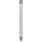 Logitech 914-000052 stylet Gris, Argent 20 g Argent/gris, Tablette, Apple, Gris, Argent, iPad Pro 12.9" (3rd gen), iPad Pro 11", iPad (7th, 6th gen), iPad Air (3rd gen), iPad mini (5th gen), Acrylonitrile-Butadiène-Styrène (ABS), Aluminium, Silicone, Intégré