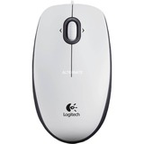 Logitech B100 Optical Usb Mouse f/ Bus souris Ambidextre USB Type-A Optique 800 DPI Blanc, Ambidextre, Optique, USB Type-A, 800 DPI, Blanc