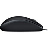 Logitech B110 Silent souris Ambidextre USB Type-A Optique 1000 DPI Noir, Ambidextre, Optique, USB Type-A, 1000 DPI, Noir