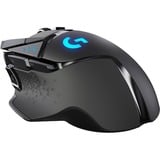 Logitech G502 souris RF sans fil 16000 DPI Droitier, Souris gaming Noir, Droitier, RF sans fil, 16000 DPI, Noir