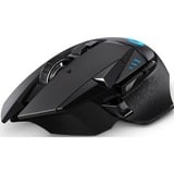 Logitech G502 souris RF sans fil 16000 DPI Droitier, Souris gaming Noir, Droitier, RF sans fil, 16000 DPI, Noir