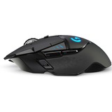 Logitech G502 souris RF sans fil 16000 DPI Droitier, Souris gaming Noir, Droitier, RF sans fil, 16000 DPI, Noir