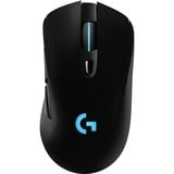 Logitech G703 Lightspeed souris Droitier RF sans fil Optique 25600 DPI, Souris gaming Noir, Droitier, Optique, RF sans fil, 25600 DPI, 1 ms, Noir