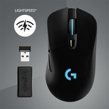 Logitech G703 Lightspeed souris Droitier RF sans fil Optique 25600 DPI, Souris gaming Noir, Droitier, Optique, RF sans fil, 25600 DPI, 1 ms, Noir