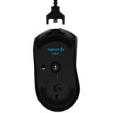 Logitech G703 Lightspeed souris Droitier RF sans fil Optique 25600 DPI, Souris gaming Noir, Droitier, Optique, RF sans fil, 25600 DPI, 1 ms, Noir