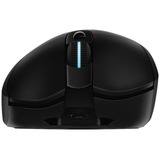 Logitech G703 Lightspeed souris Droitier RF sans fil Optique 25600 DPI, Souris gaming Noir, Droitier, Optique, RF sans fil, 25600 DPI, 1 ms, Noir