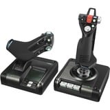 Logitech G Saitek X52 Pro Flight Control System, Contrôleur  simulation de vol, PC, Analogique/Numérique, Avec fil, USB 2.0, Noir, Argent