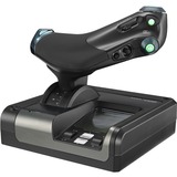 Logitech G Saitek X52 Pro Flight Control System, Contrôleur  simulation de vol, PC, Analogique/Numérique, Avec fil, USB 2.0, Noir, Argent