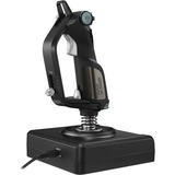 Logitech G Saitek X52 Pro Flight Control System, Contrôleur  simulation de vol, PC, Analogique/Numérique, Avec fil, USB 2.0, Noir, Argent