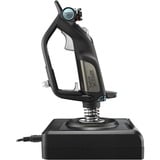 Logitech G Saitek X52 Pro Flight Control System, Contrôleur  simulation de vol, PC, Analogique/Numérique, Avec fil, USB 2.0, Noir, Argent