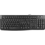 Logitech Keyboard K120 for Business clavier USB QWERTZ Allemand Noir Noir, Layout DE, Rubberdome, Avec fil, USB, QWERTZ, Noir