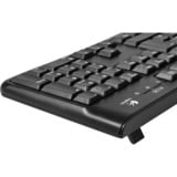 Logitech Keyboard K120 for Business clavier USB QWERTZ Allemand Noir Noir, Layout DE, Rubberdome, Avec fil, USB, QWERTZ, Noir