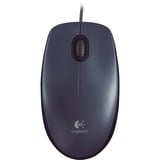 Logitech M90, Souris Gris foncé, 1000 dpi, Vente au détail