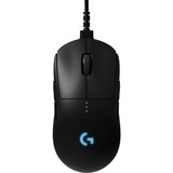 Logitech Pro Wireless souris Ambidextre RF sans fil Optique 25600 DPI, Souris gaming Noir, Ambidextre, Optique, RF sans fil, 25600 DPI, 1 ms, Noir