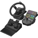 Logitech Saitek Farm Sim Controller, Kit de simulateurs Noir/gris, Volant + pédales, PC, Analogique/Numérique, 900°, Avec fil, USB 2.0