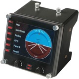 Logitech Saitek Pro Flight Instrument Panel, Tableau de bord Noir, PC