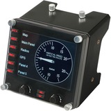 Logitech Saitek Pro Flight Instrument Panel, Tableau de bord Noir, PC