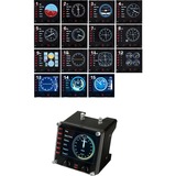 Logitech Saitek Pro Flight Instrument Panel, Tableau de bord Noir, PC