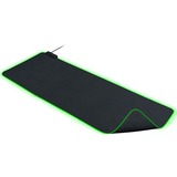 Razer Goliathus Extended Chroma Tapis de souris de jeu Noir, Tapis de souris gaming Noir, Noir, Monochromatique, Caoutchouc, Alimenté par port USB, Base antidérapante, Tapis de souris de jeu