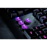 Razer Huntsman Mini Switch optique sonore Violet RGB clavier gaming Noir, Layout DE (QWERTZ), Razer Clicky Optical (Purple), 60%, 60%, USB, Contacteur de touche opto-mécanique, QWERTZ, LED RGB, Noir