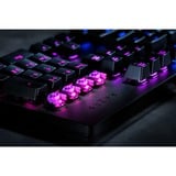 Razer Huntsman Mini Switch optique sonore Violet RGB clavier gaming Noir, Layout DE (QWERTZ), Razer Clicky Optical (Purple), 60%, 60%, USB, Contacteur de touche opto-mécanique, QWERTZ, LED RGB, Noir