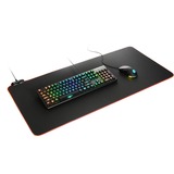 Sharkoon 1337 RGB V2 - 900, Tapis de souris gaming Noir, LED RGB