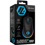 Sharkoon Light² 100 , Souris gaming Noir, 200 - 5000 dpi, éclairage RGB