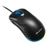 Sharkoon Light² 200, Souris gaming Noir, 50 - 16.000 dpi, LED RGB