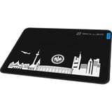 Sharkoon SGP1 L Eintracht Frankfurt Sonderedition Tapis de souris de jeu Noir, Tapis de souris gaming Noir/Blanc, Noir, Image, Base antidérapante, Tapis de souris de jeu