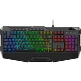 Sharkoon SKILLER SGK4 clavier USB QWERTY Italien Noir, clavier gaming Noir, Layout IT, Rubberdome, Avec fil, USB, Clavier mécanique, QWERTY, LED RGB, Noir