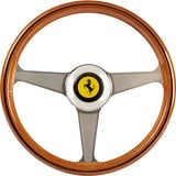 Thrustmaster Ferrari 250 GTO Wheel Add-On, Volant Marron/Argent, Helm, Bois, Gris, Métal, Boîte