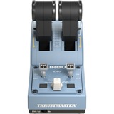 Thrustmaster TCA Quadrant Airbus Edition, Manettes des gaz Bleu-gris/Noir, PC