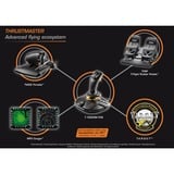 Thrustmaster T.16000M FCS, Manette de jeu Noir/Orange, PC