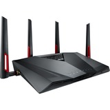 ASUS RT-AC88U routeur sans fil Gigabit Ethernet Bi-bande (2,4 GHz / 5 GHz) Noir Wi-Fi 5 (802.11ac), Bi-bande (2,4 GHz / 5 GHz), Ethernet/LAN, Noir