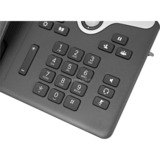 Cisco 7841 téléphone fixe Noir, Argent 4 lignes LCD, Téléphone VoIP Gris foncé, Téléphone IP, Noir, Argent, Combiné filaire, Polycarbonate, Sur bureau/mural, 4 lignes