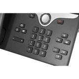 Cisco 8851 téléphone fixe Noir, Téléphone VoIP Noir, Téléphone IP, Noir, Combiné filaire, Sur bureau/mural, Numérique, 12,7 cm (5")