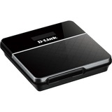 D-Link DWR-932 LTE-Hotspot, WLAN-LTE-Routeur Wi-Fi 4 (802.11n), 3G, 4G, 4G, Noir, Routeur portable