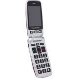 Doro Primo 413 6,1 cm (2.4") 115 g Rouge, Smartphone Rouge, Clapet, SIM unique, 6,1 cm (2.4"), 2 MP, 1050 mAh, Rouge