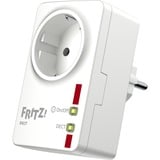 FRITZ! FRITZ!DECT 200, DE, Prise de courant Blanc/Rouge, DECT 200, DE, Programmateur journalier/hebdomadaire, Blanc, Plastique, 1999/5/EG R&TTE-Richtlinie: 2009/125/EG EU-Richtlinie:, 230 V, 50 Hz