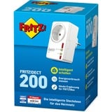 FRITZ! FRITZ!DECT 200, DE, Prise de courant Blanc/Rouge, DECT 200, DE, Programmateur journalier/hebdomadaire, Blanc, Plastique, 1999/5/EG R&TTE-Richtlinie: 2009/125/EG EU-Richtlinie:, 230 V, 50 Hz